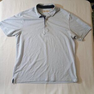 Tommy Bahama Polo Men's Large Short Sleeve Light Blue Polo Golf Shirt